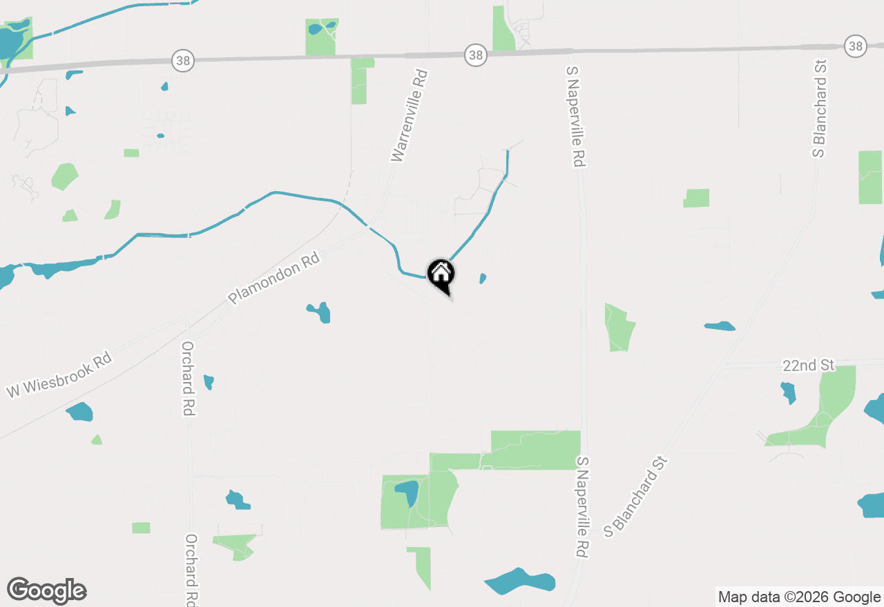 Map of 1561 Hawthorne Lane, Wheaton, IL 60189