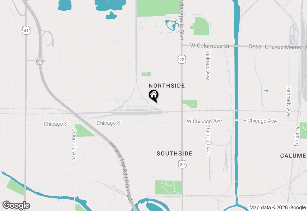 Map of 4518 Geneva Glenn Court, East Chicago, IN 46312