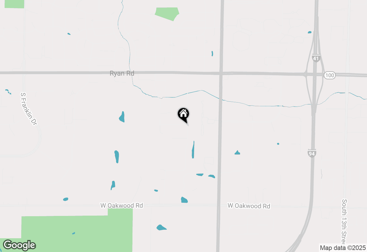 Map of 9815 S 31st St, Franklin, WI 53132