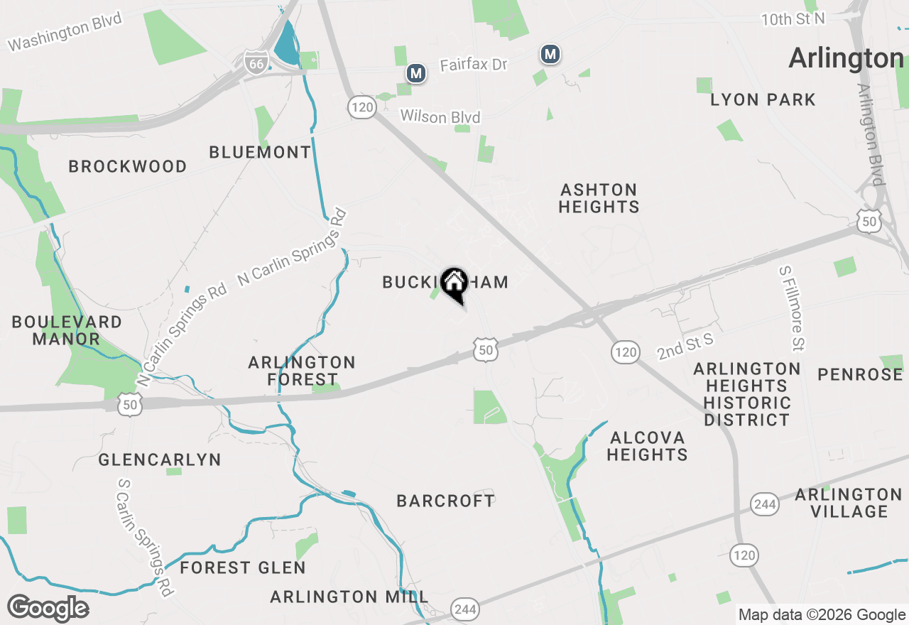 Map of 4378 N Pershing Drive #43784, Arlington, VA 22203