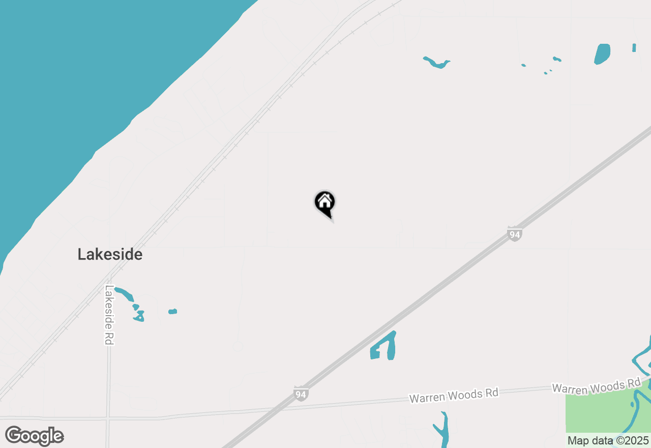 Map of 8145 W East Road, Lakeside, MI 49116