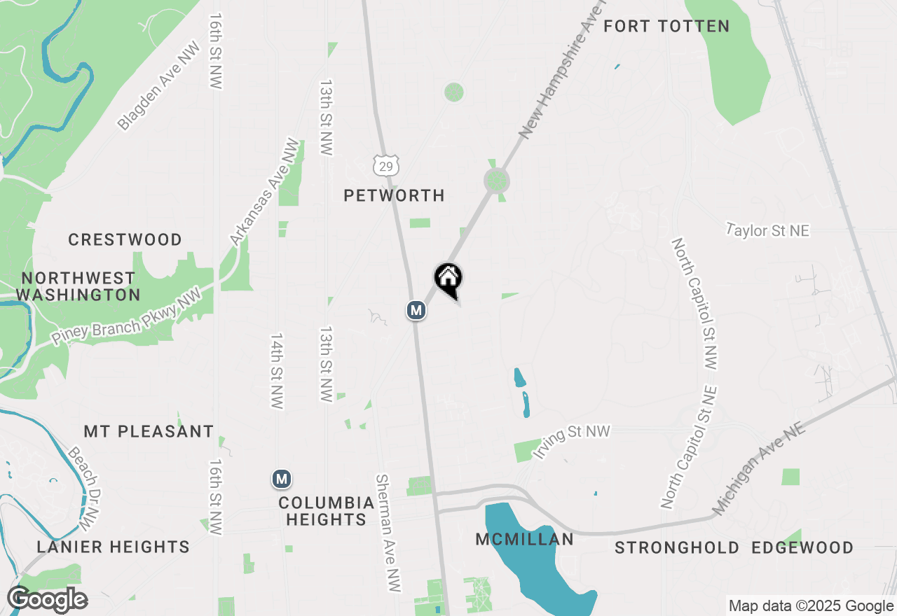 Map of 723 Rock Creek Church Road Nw, Washington, DC 20010