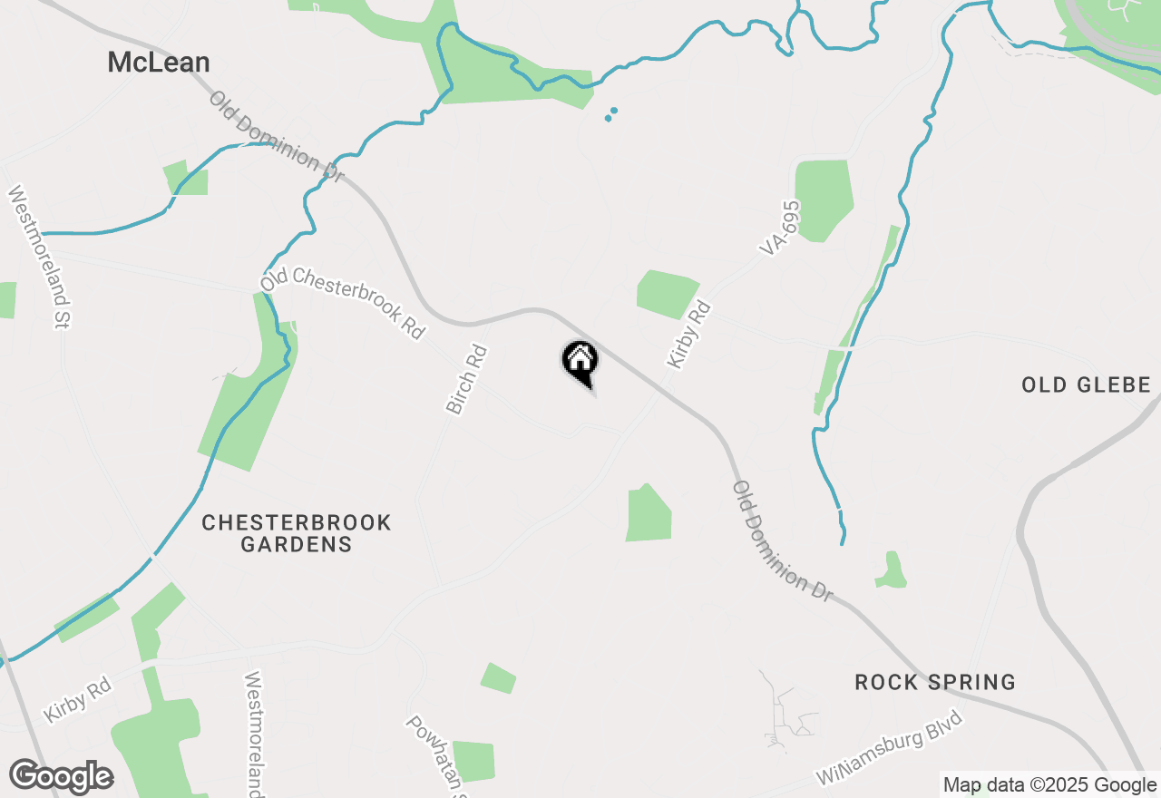 Map of 1717 Valley Avenue, Mclean, VA 22101