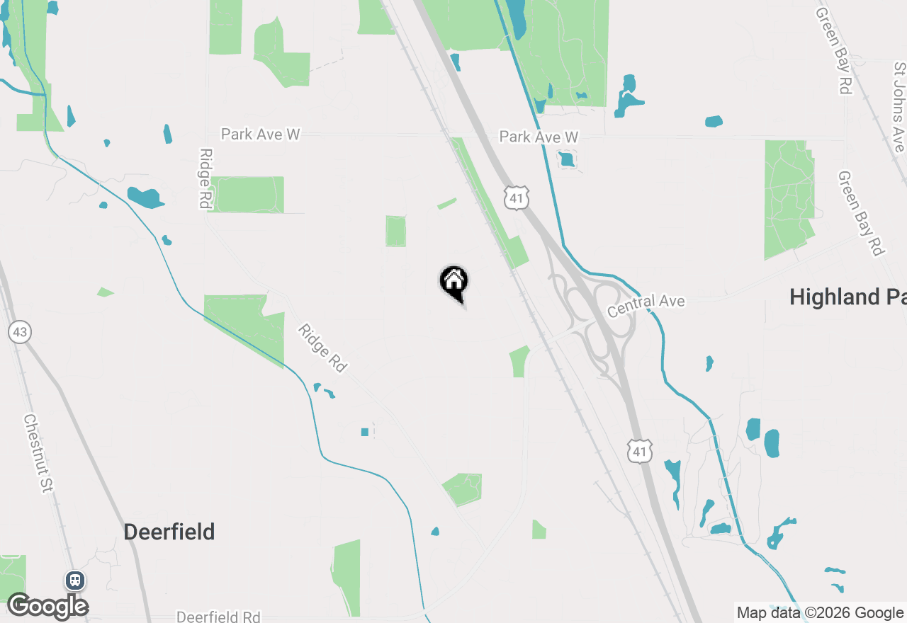 Map of 1557 Cavell Avenue, Highland Park, IL 60035