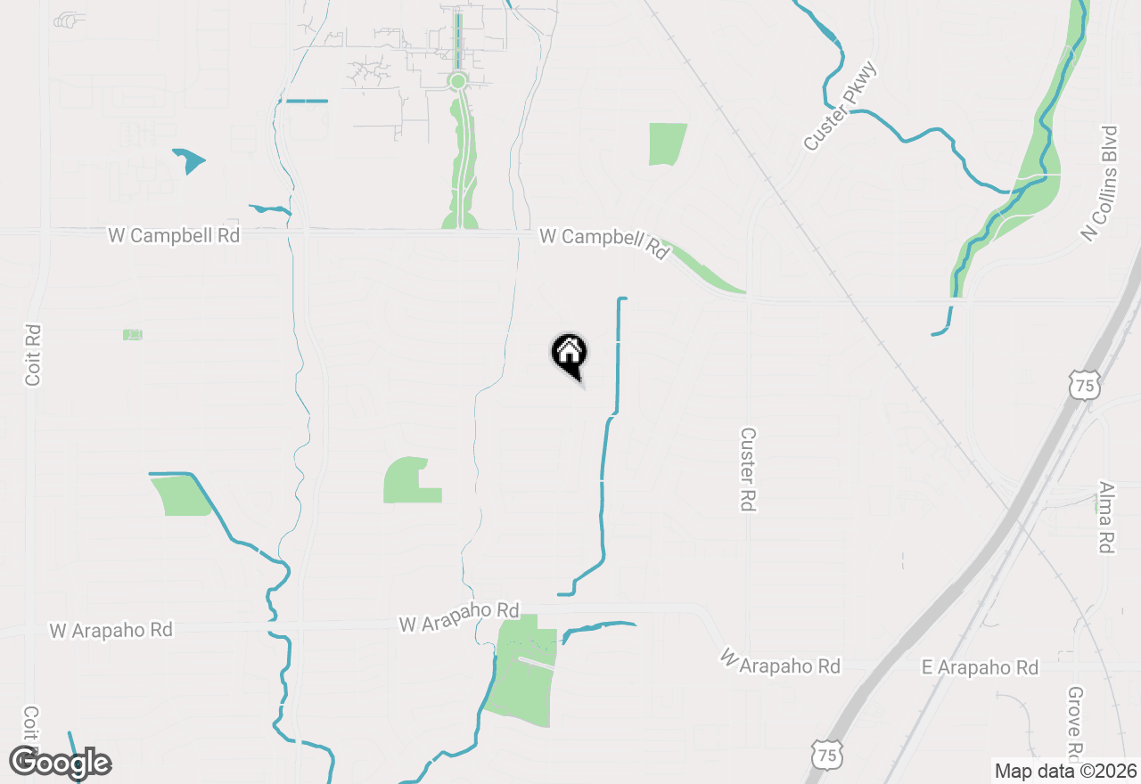 Map of 700 Kindred Lane, Richardson, TX 75080