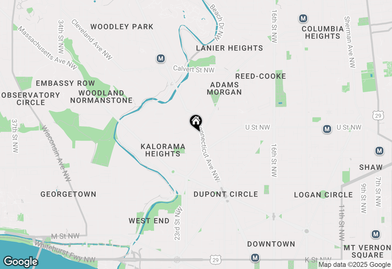 Map of 2122 California Street Nw #460, Washington, DC 20008