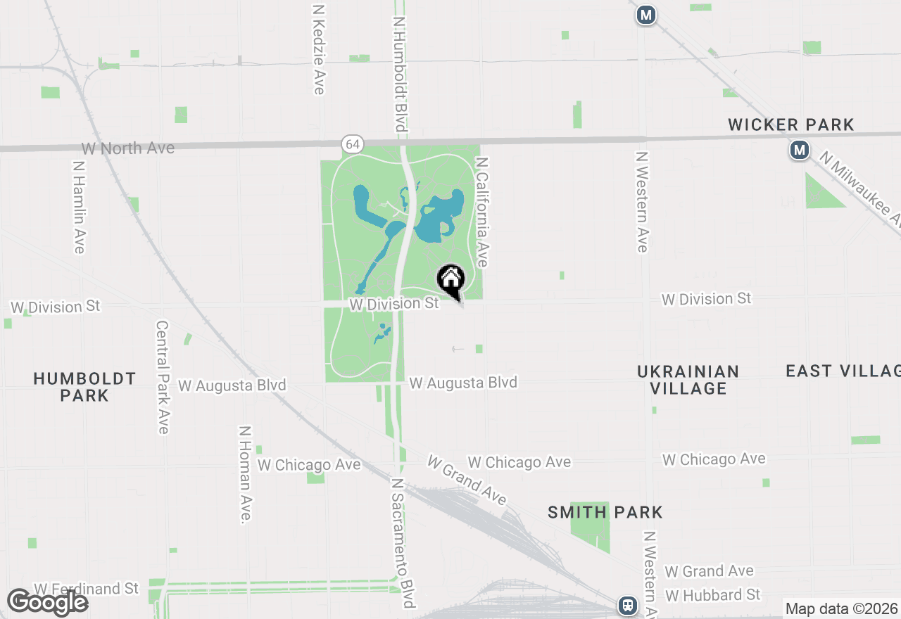 Map of 2851 W Division Street, Chicago, IL 60622