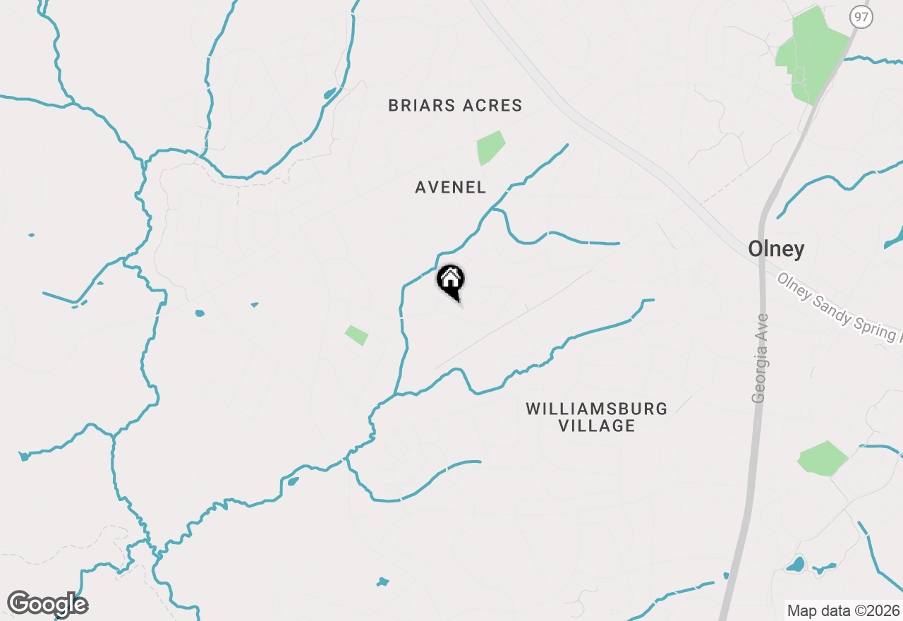 Map of 4421 Morningwood Drive, Olney, MD 20832