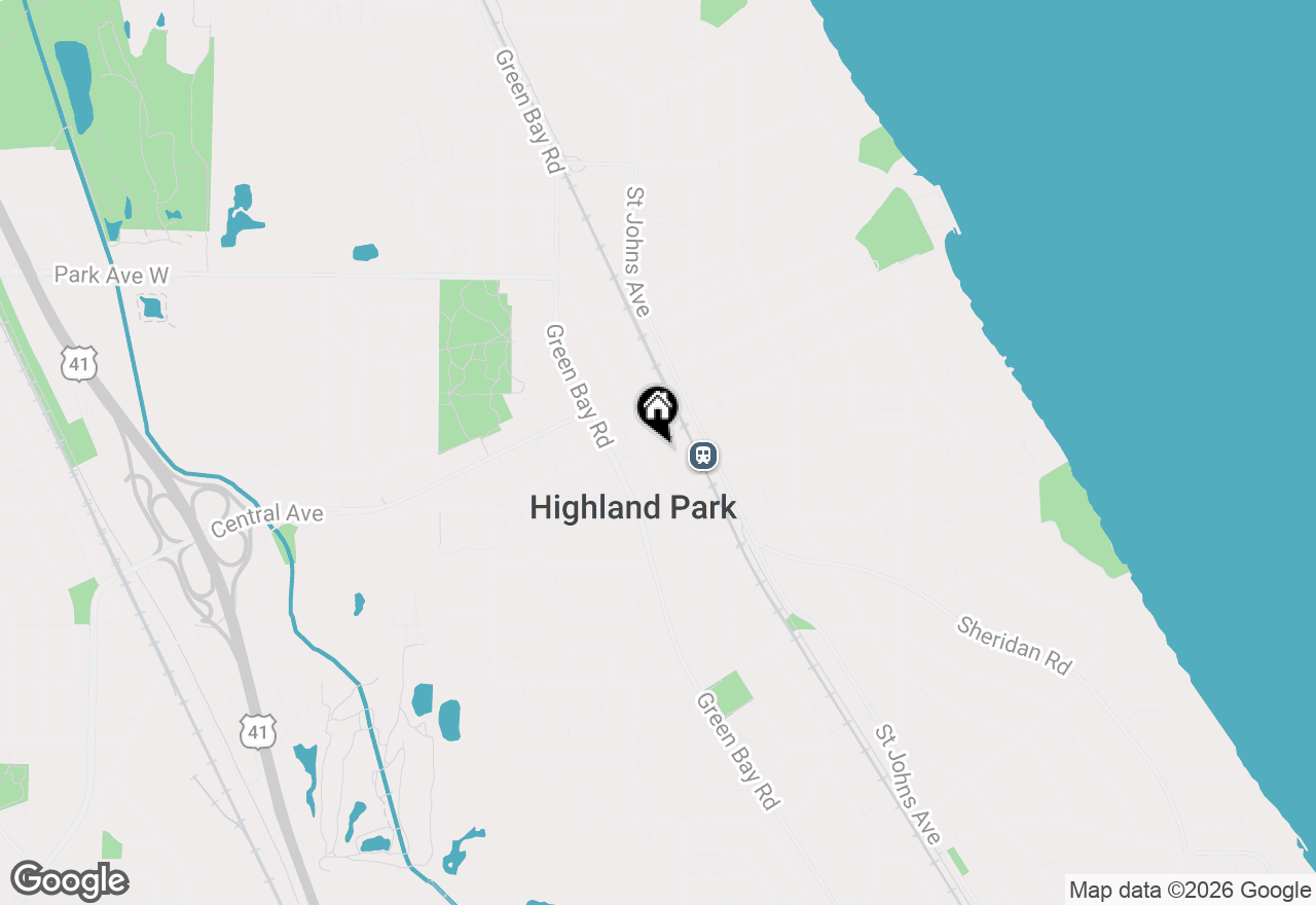 Map of 1695 2nd Street #507, Highland Park, IL 60035