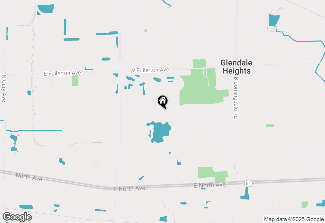 Map of 1415 Fairway Drive, Glendale Heights, IL 60139