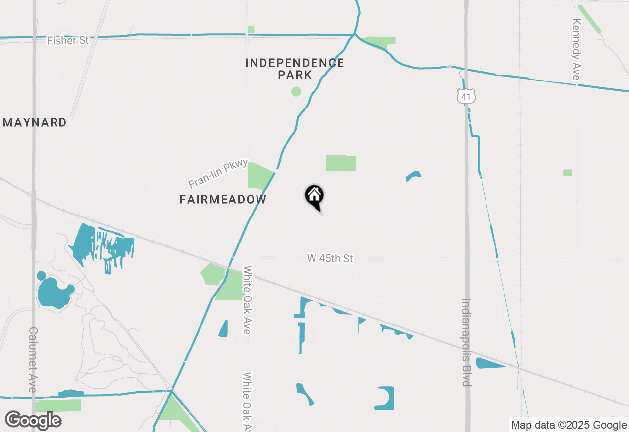 Map of 9534 Cypress Avenue, Munster, IN 46321