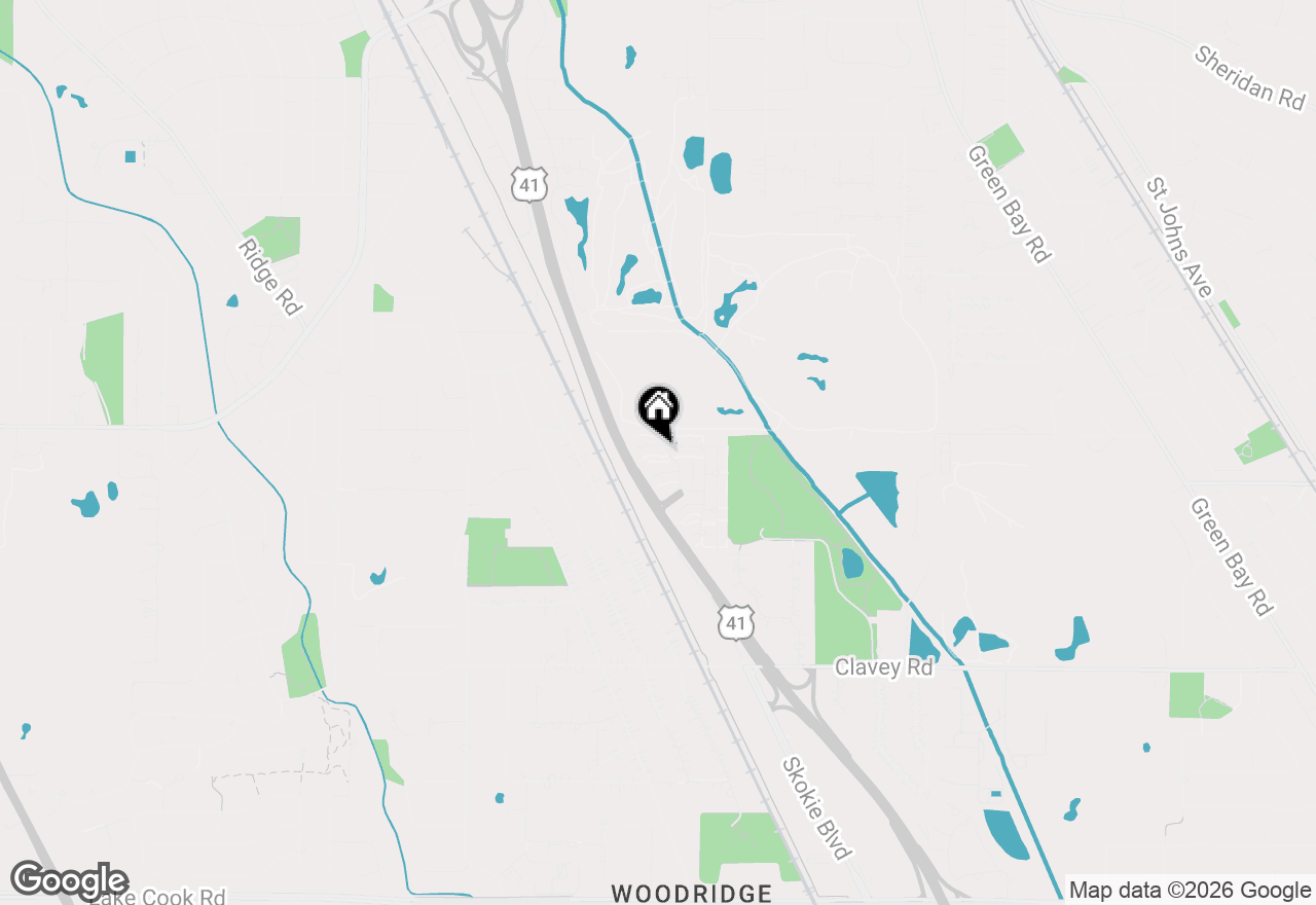 Map of 1475 Avignon Court, Highland Park, IL 60035