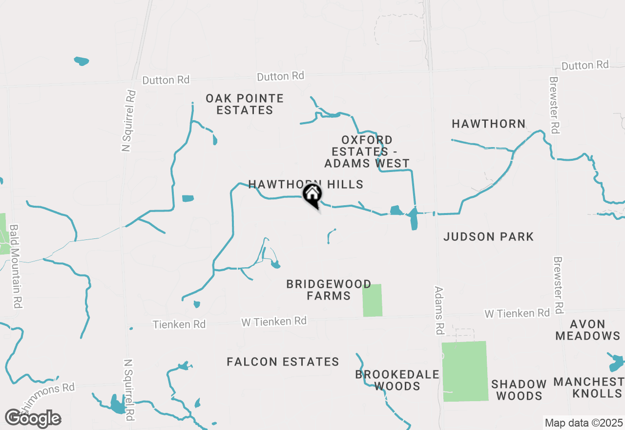 Map of 1378 Arbor Creek Drive, Rochester Hills, MI 48306