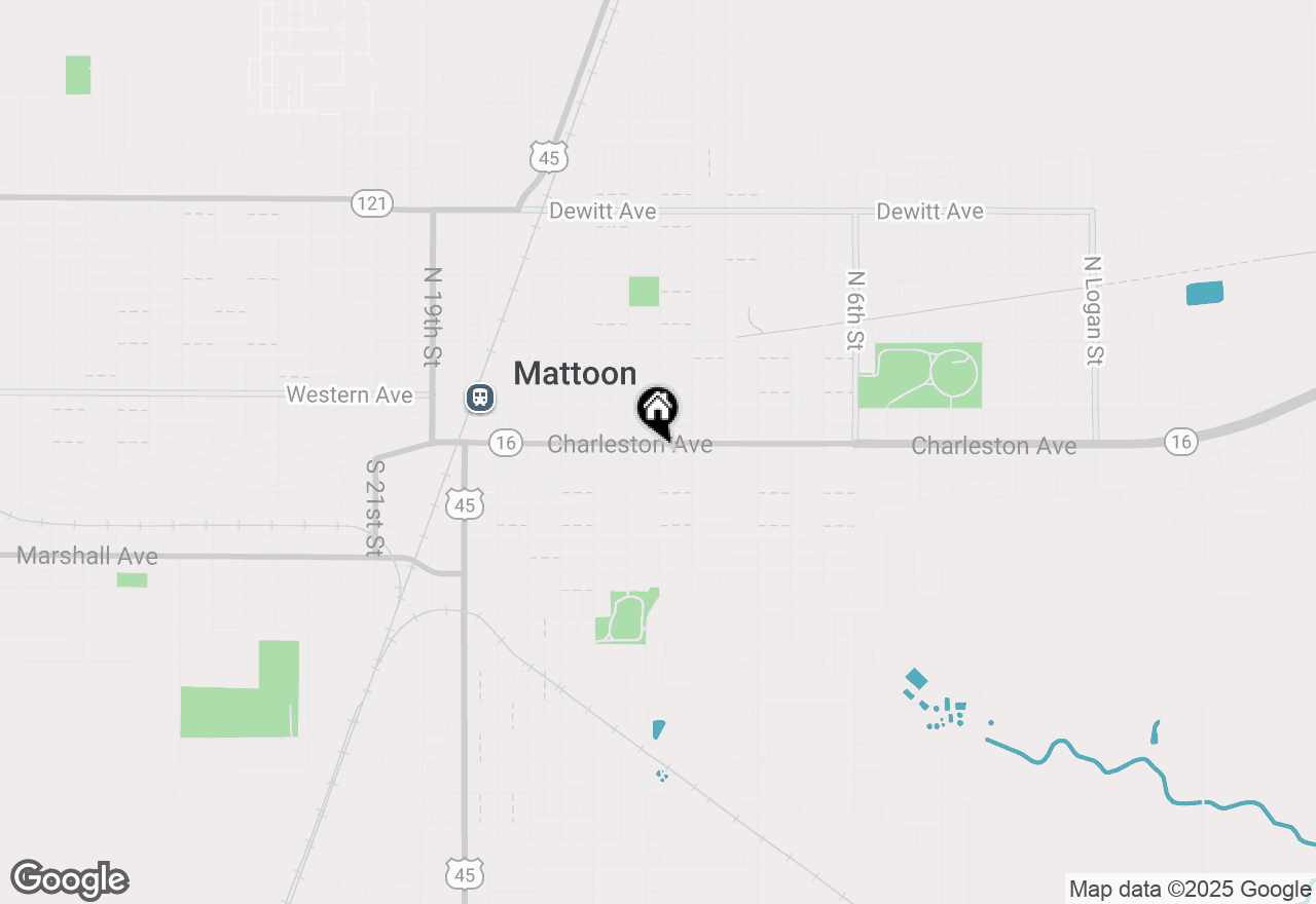 Map of 1201 Charleston Avenue, Mattoon, IL 61938