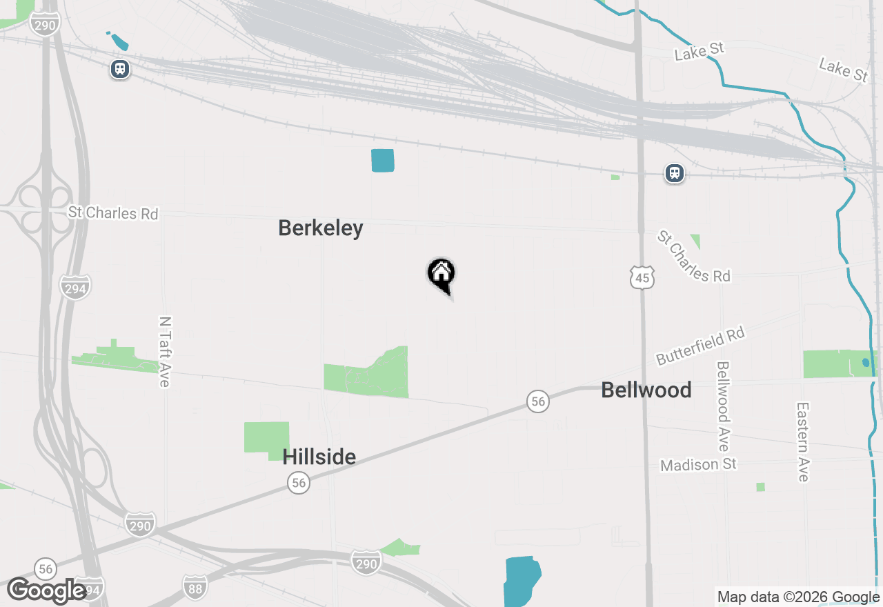 Map of 338 51st Avenue, Bellwood, IL 60104