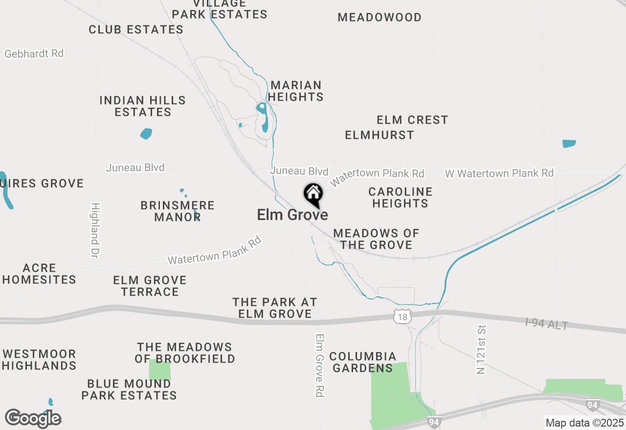 Map of 13335 Watertown Plank Rd #309, Elm Grove, WI 53122