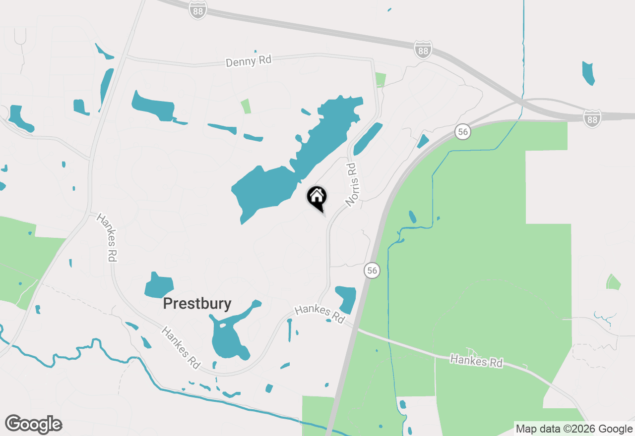 Map of 154 N Buckingham Drive, Sugar Grove, IL 60554