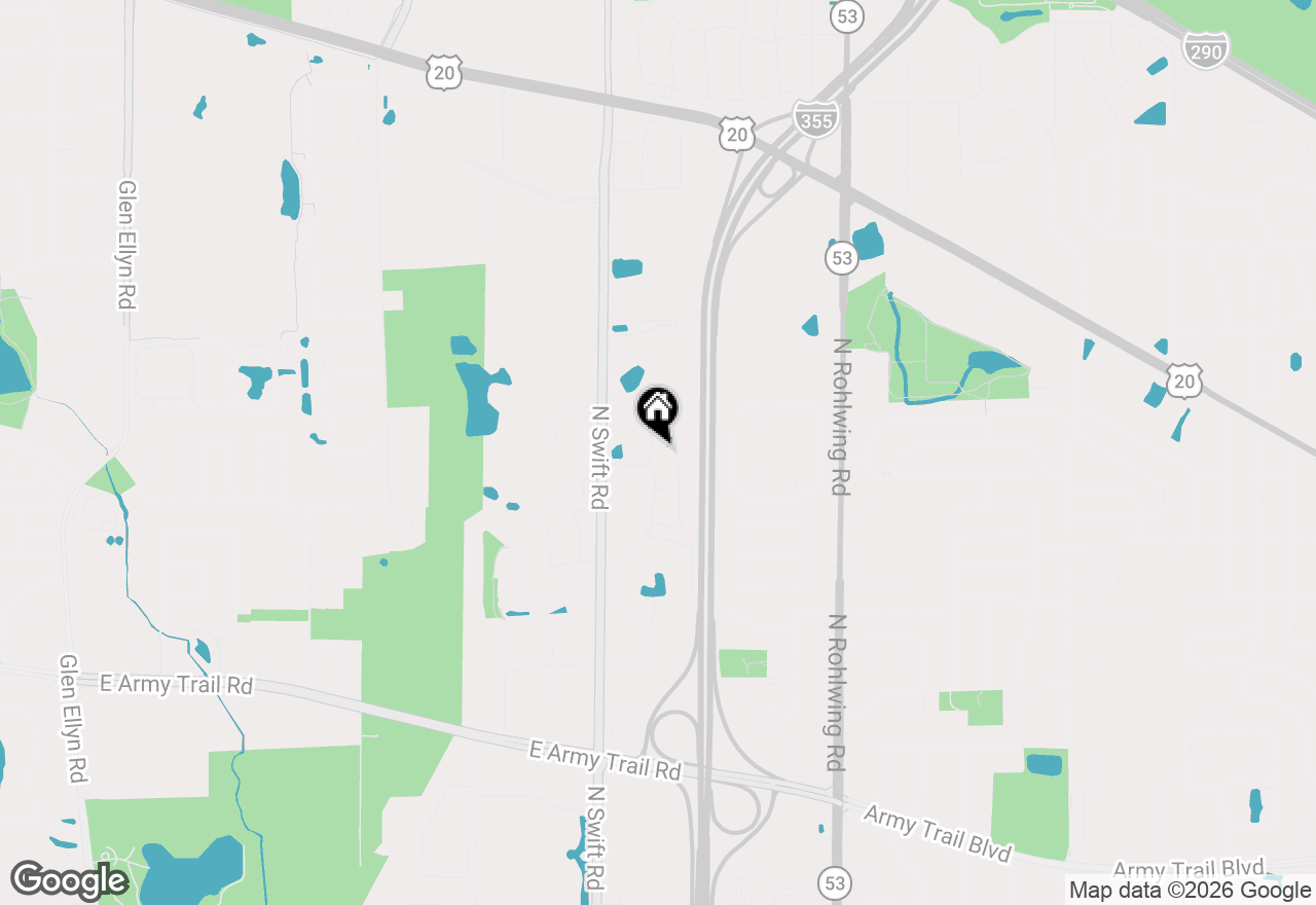 Map of 875 N Tamarac Boulevard, Addison, IL 60101