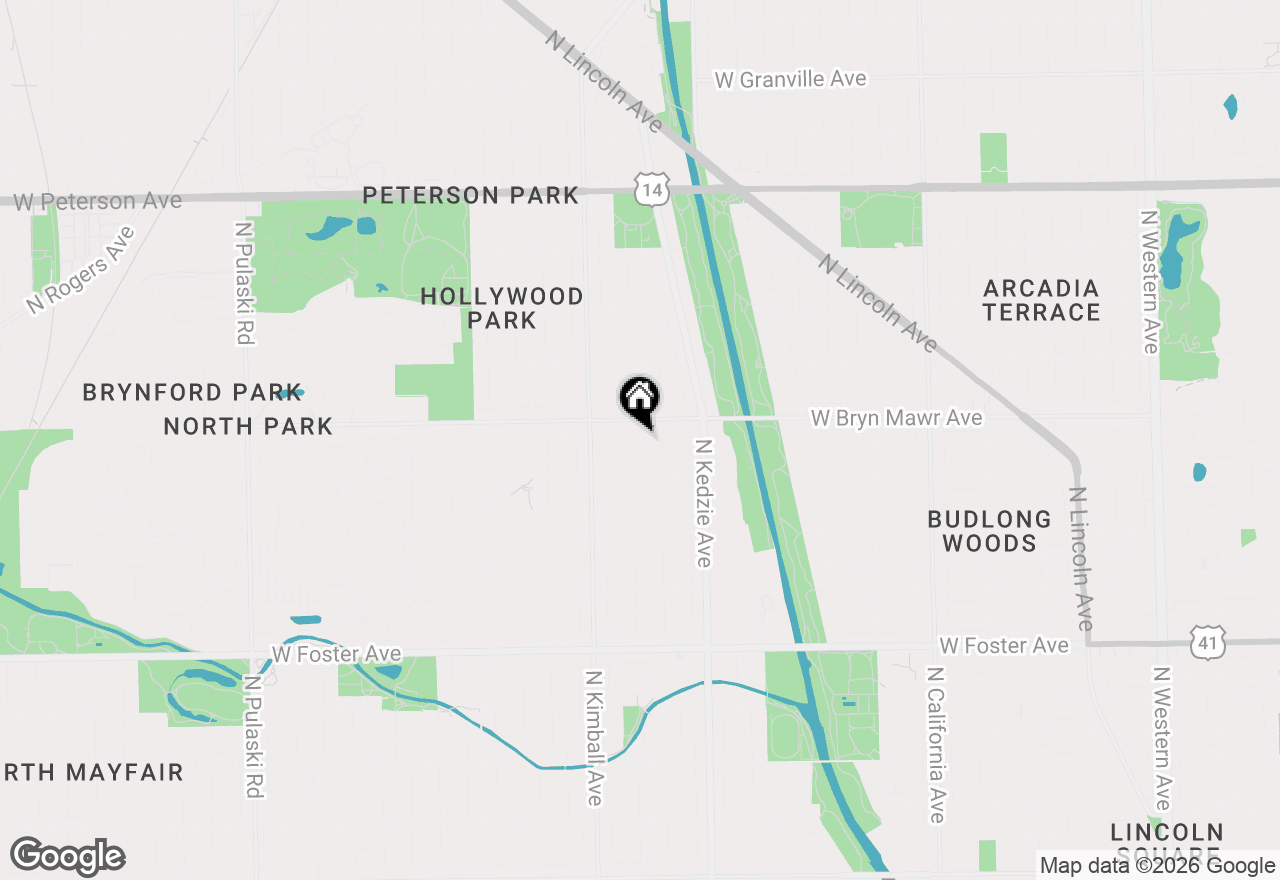 Map of 5536 N Spaulding Avenue #1, Chicago, IL 60625