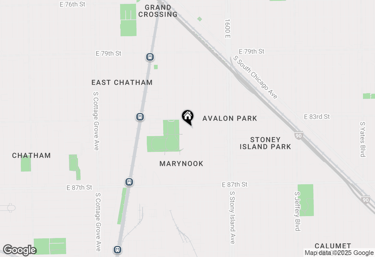 Map of 8336 S Kenwood Avenue, Chicago, IL 60619