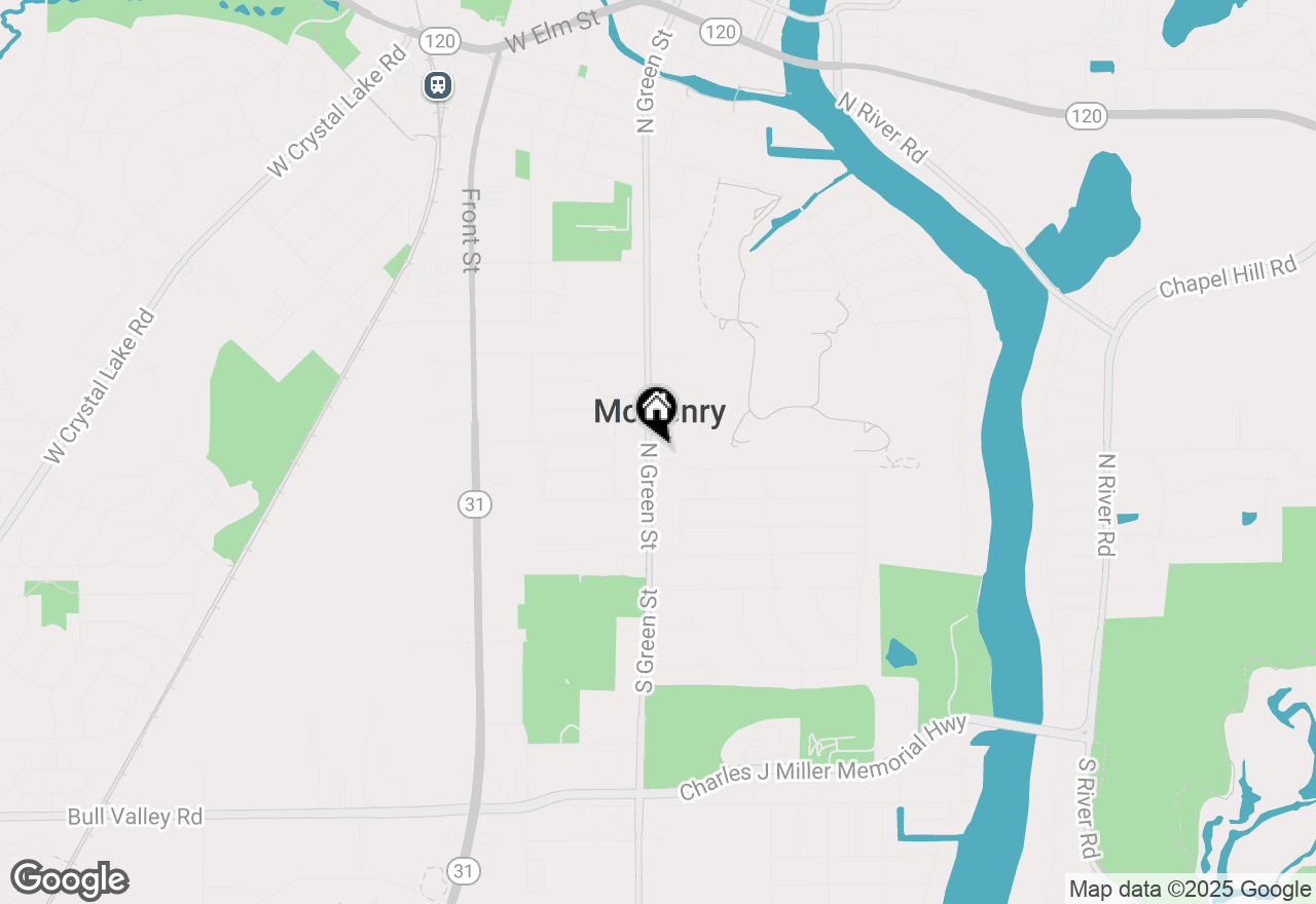 Map of 308 N Green Street, Mchenry, IL 60050