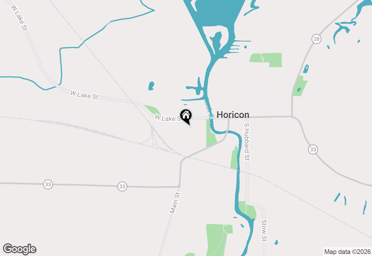 Map of 121 Juneau St, Horicon, WI 53032