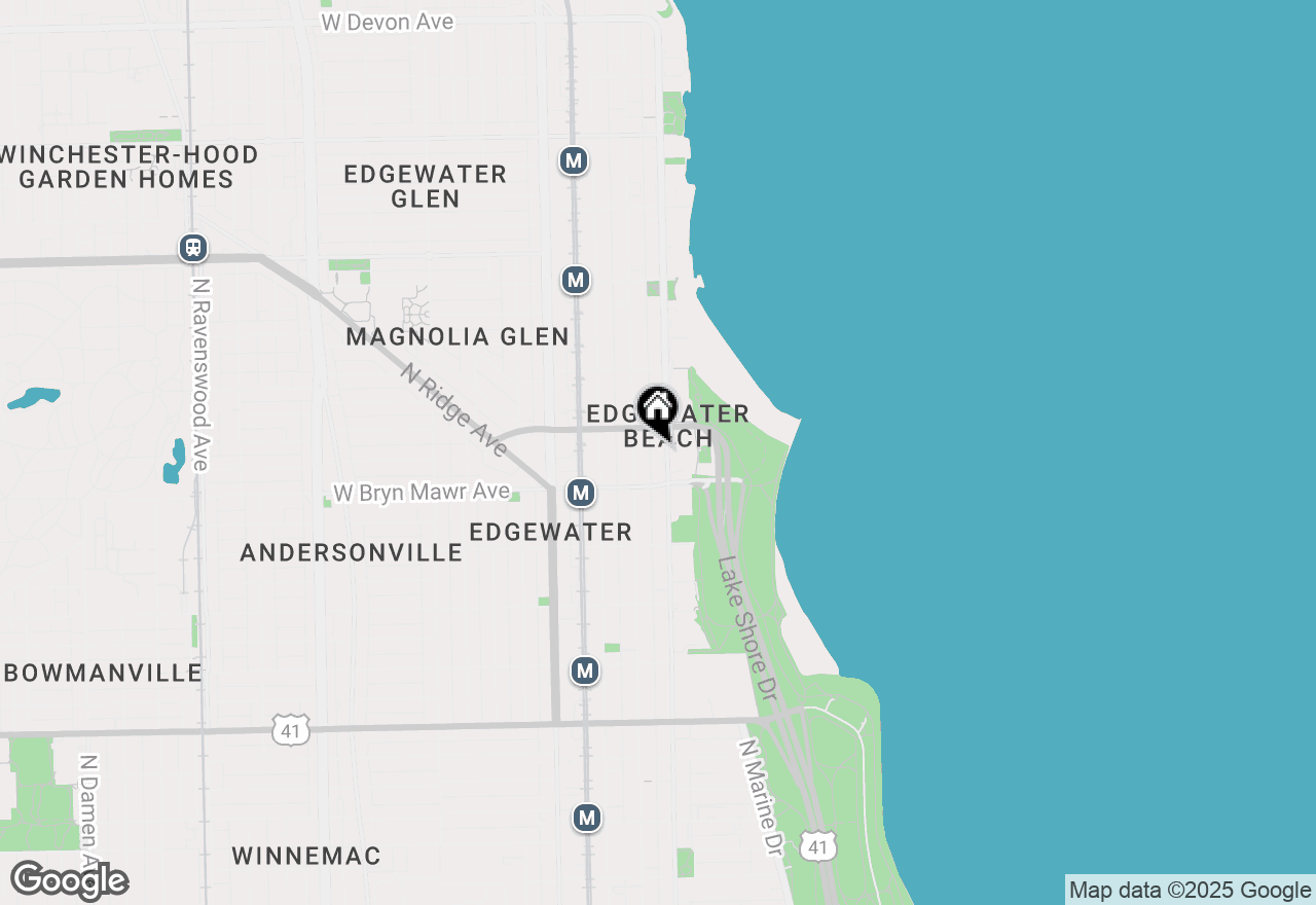Map of 5630 N Sheridan Road #911, Chicago, IL 60660