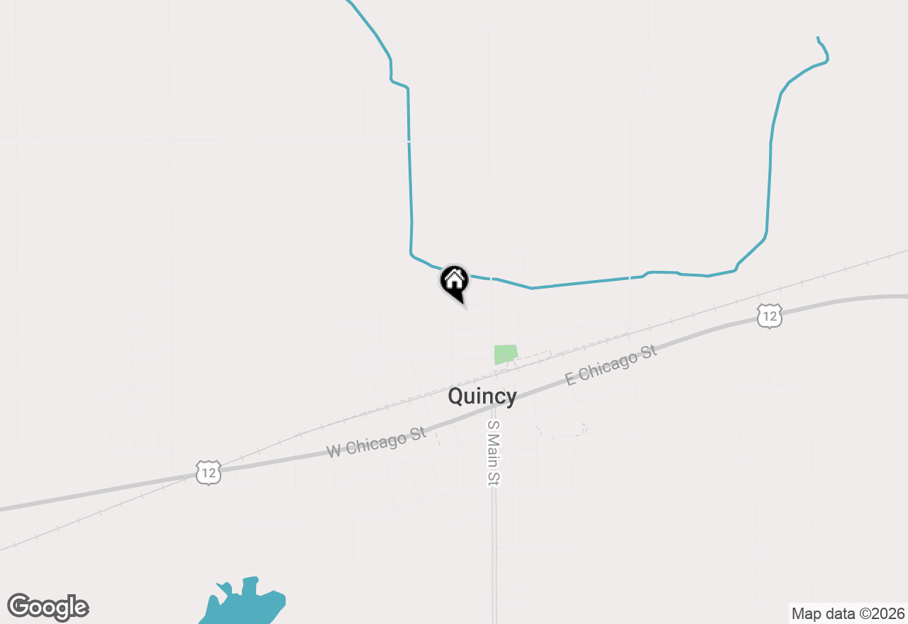 Map of 29 Broughton Street, Quincy, MI 49082
