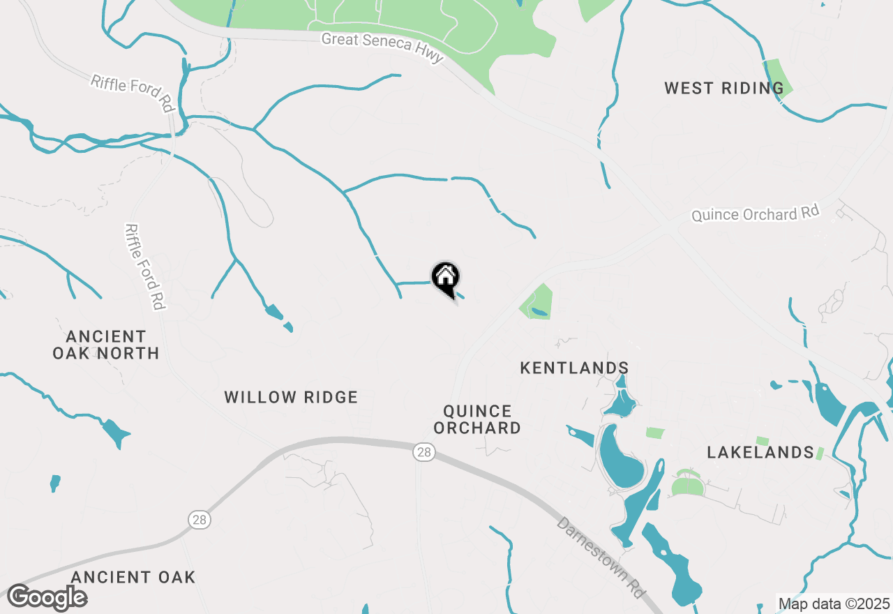 Map of 12125 Pawnee Drive, Gaithersburg, MD 20878