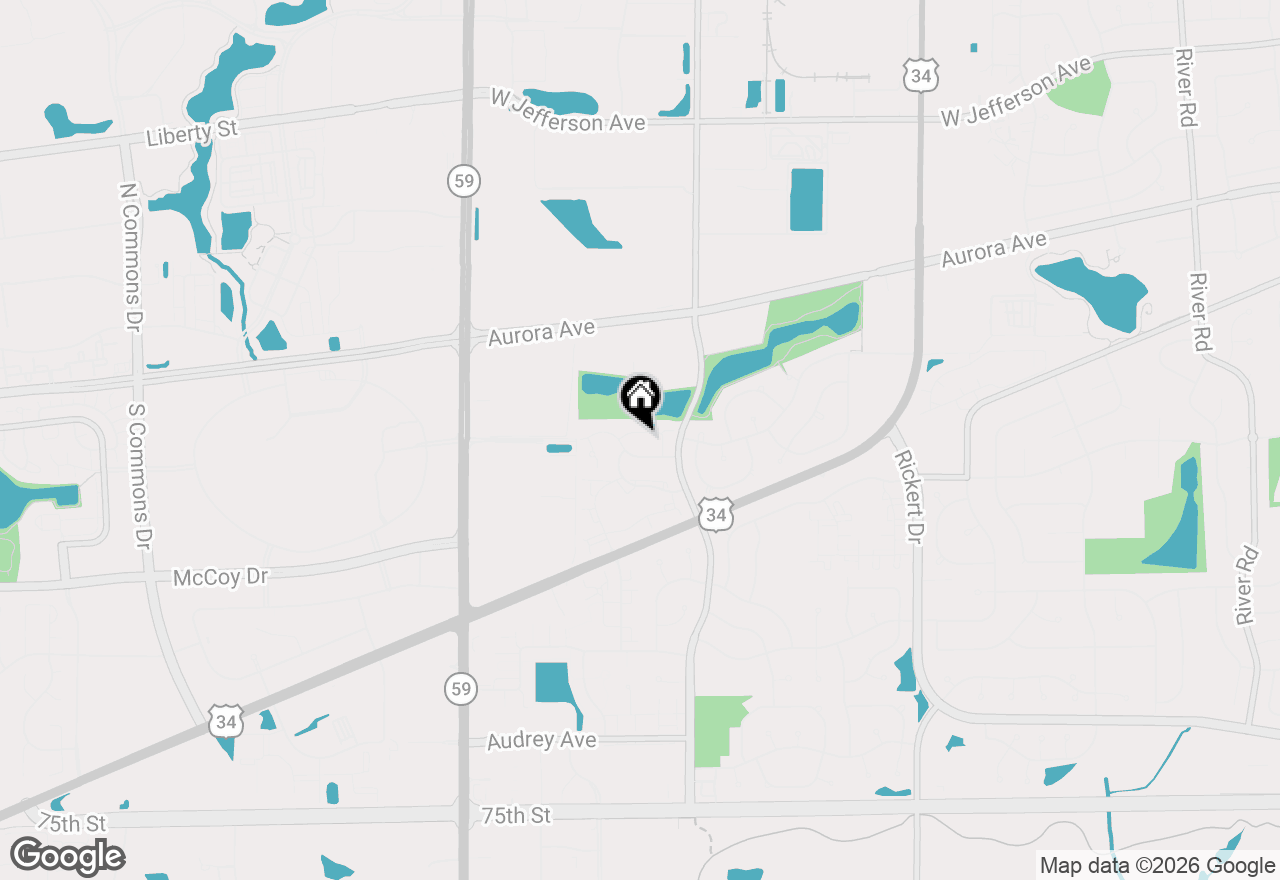 Map of 2572 Arcadia Circle #2572, Naperville, IL 60540