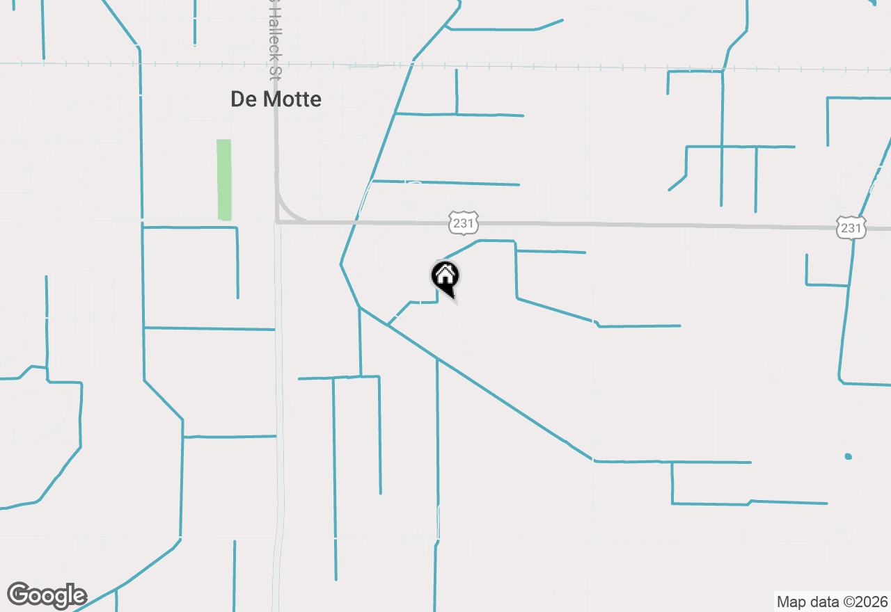 Map of 702 19th Street Se, Demotte, IN 46310