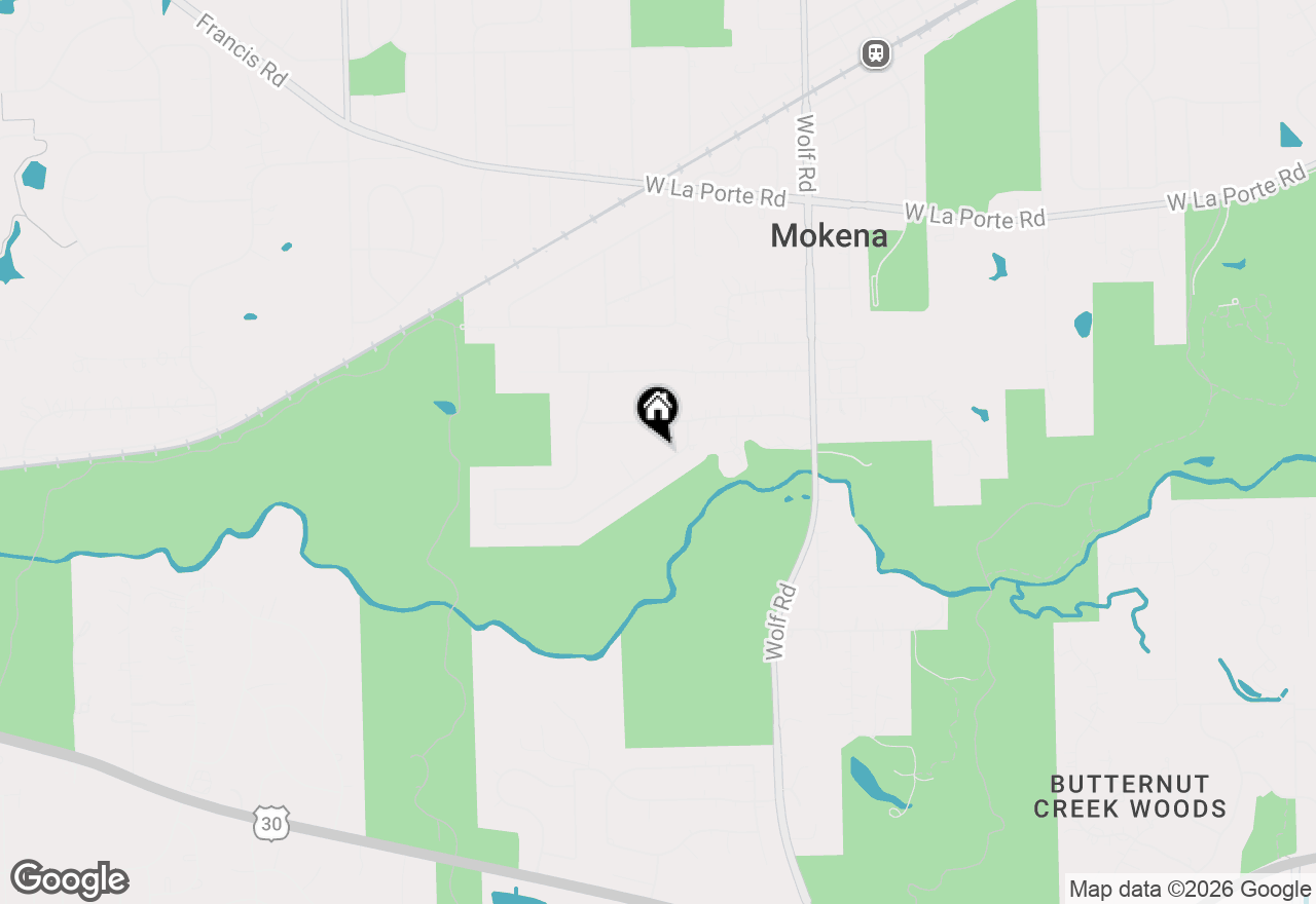 Map of 11420 Swinford Lane, Mokena, IL 60448