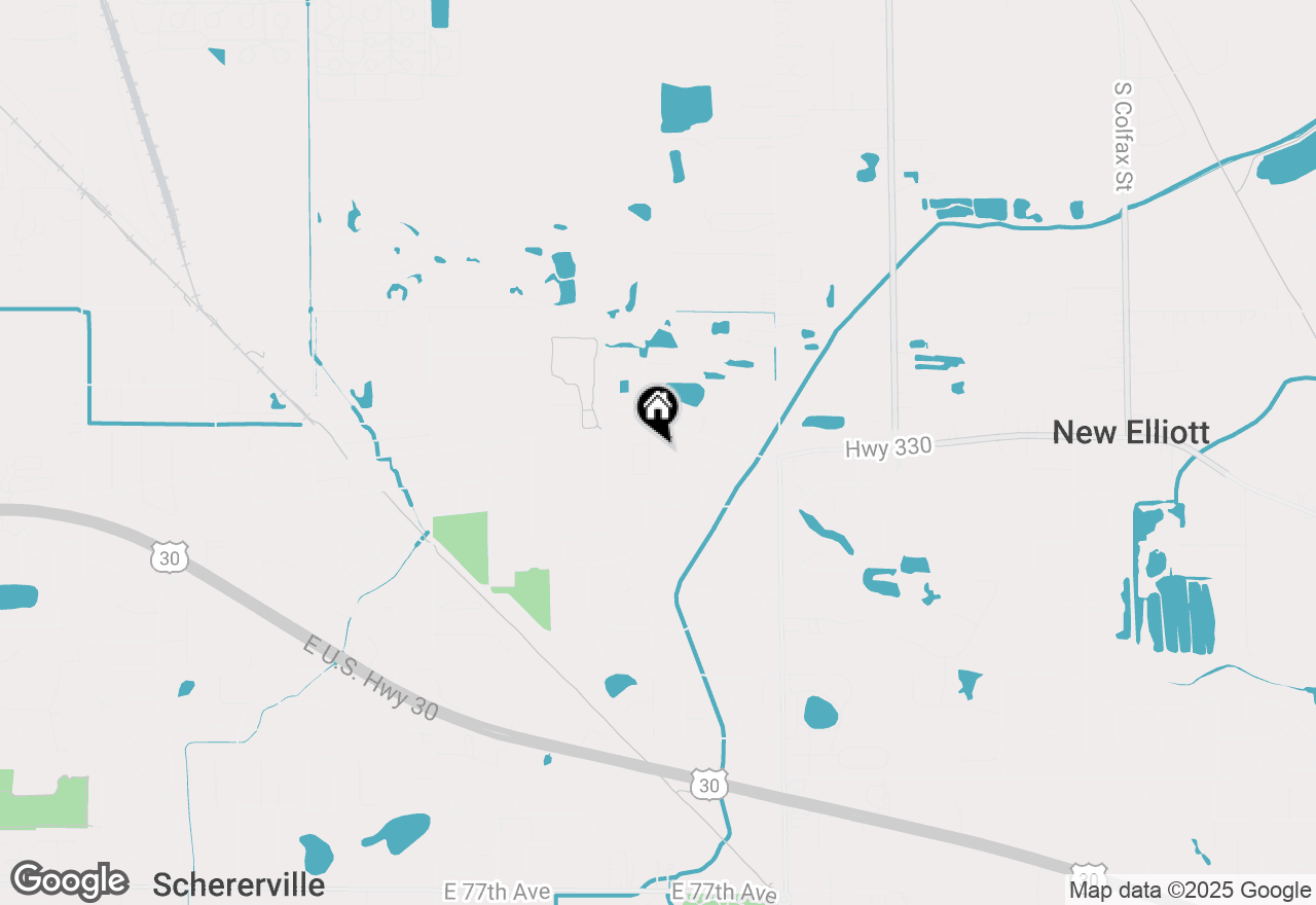 Map of 1625 Britton Drive, Schererville, IN 46375