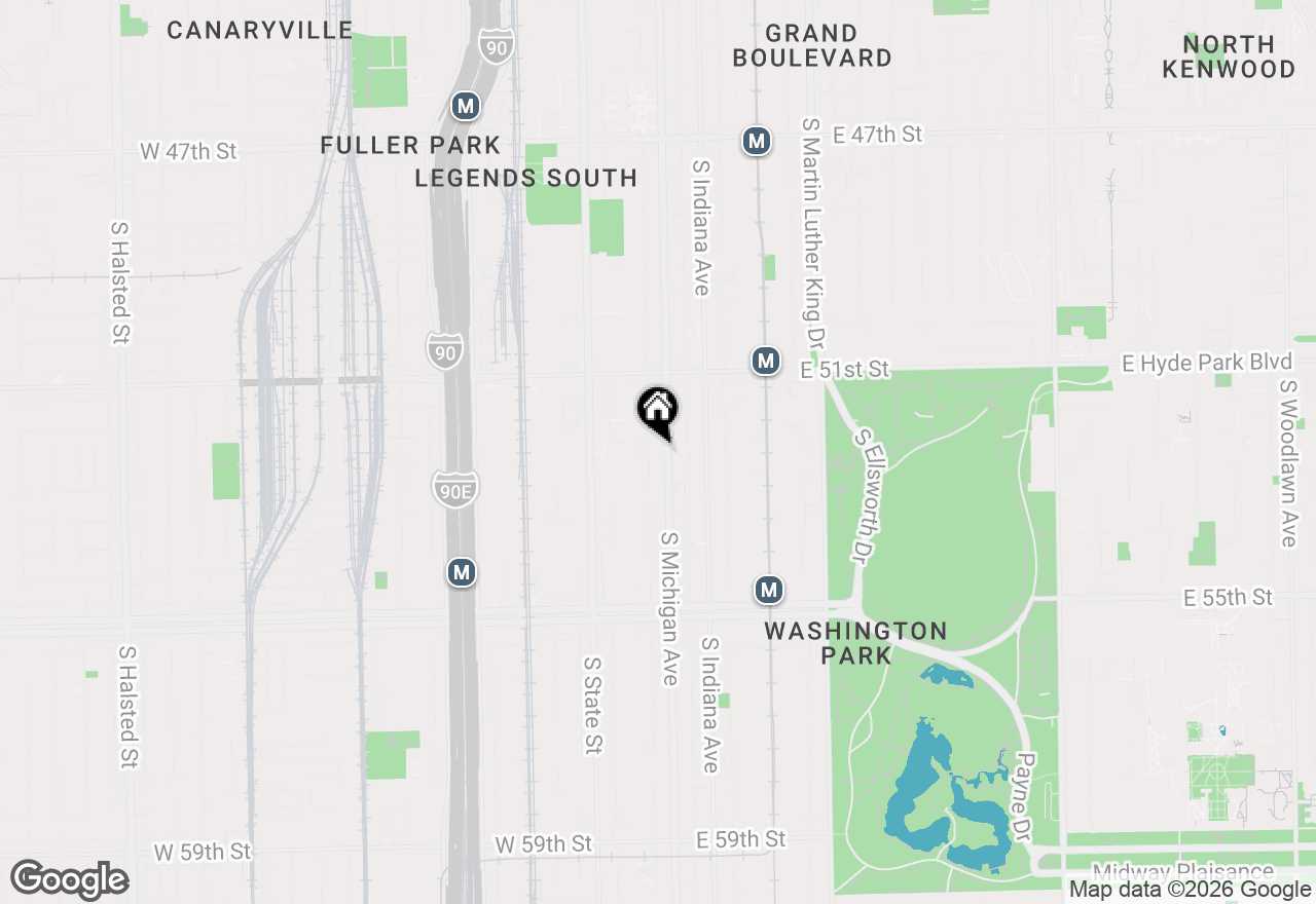 Map of 5220 S Michigan Avenue #2, Chicago, IL 60615
