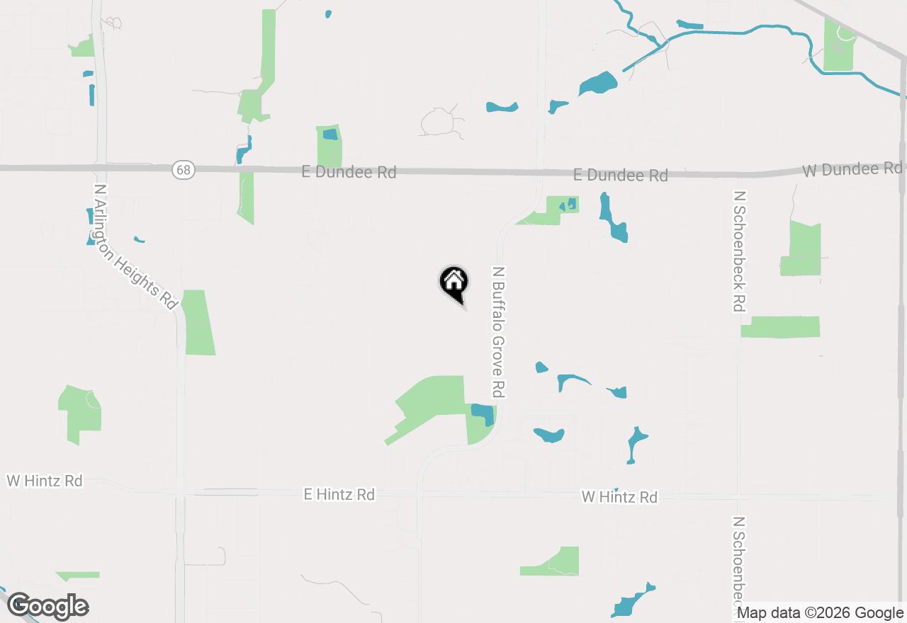 Map of 1522 E Fleming Drive N, Arlington Heights, IL 60004