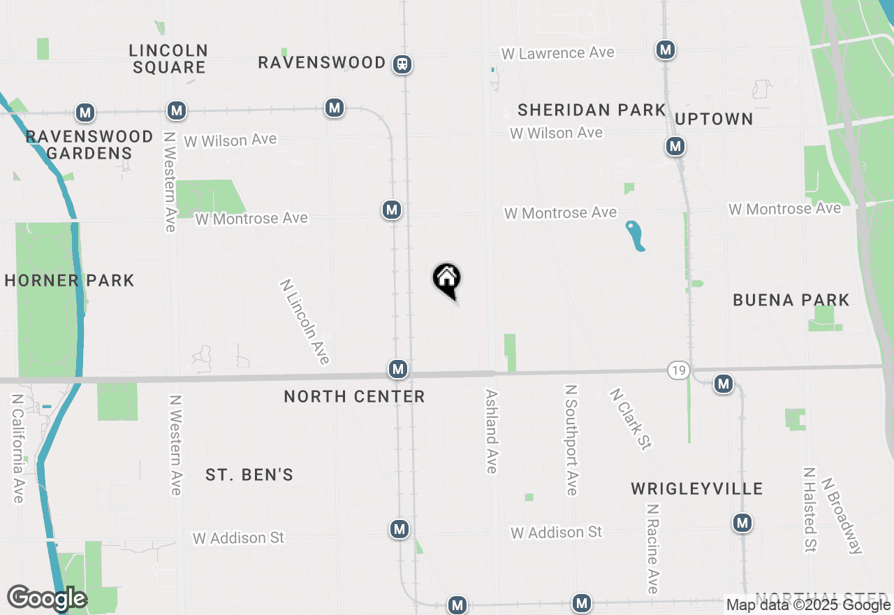 Map of 4141 N Hermitage Avenue, Chicago, IL 60613