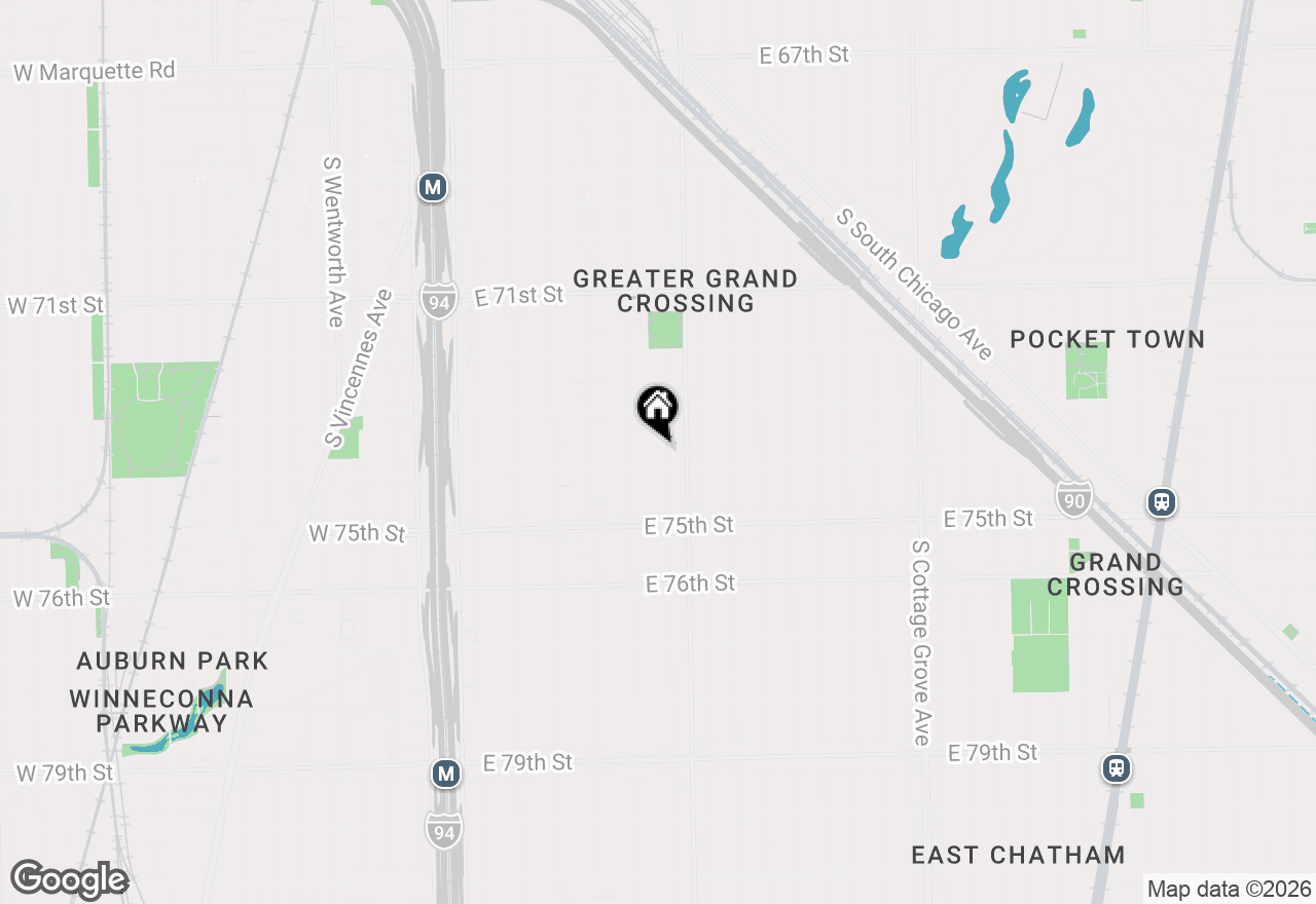 Map of 7345-47 S Calumet Avenue, Chicago, IL 60619