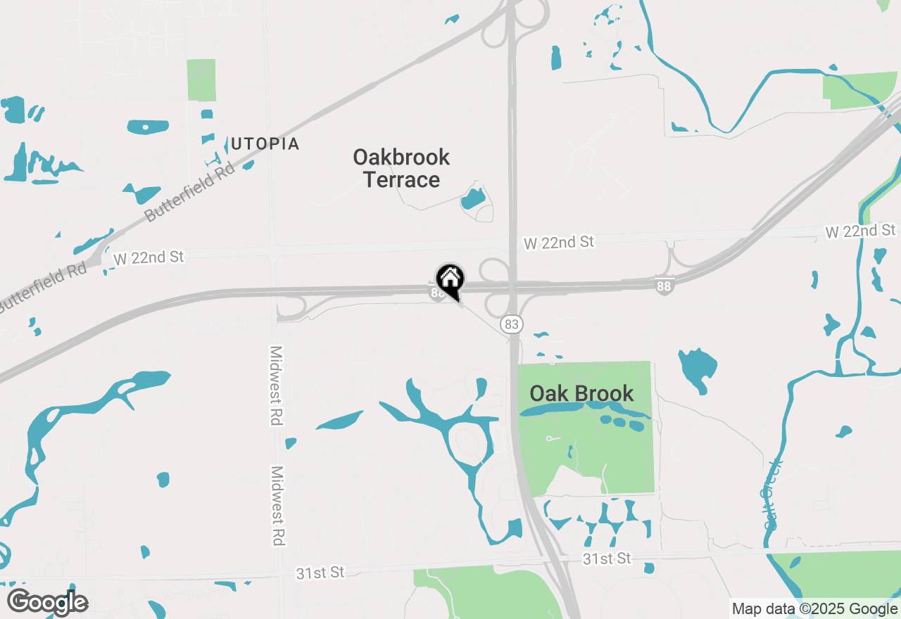 Map of 2 Hamilton Lane, Oak Brook, IL 60523
