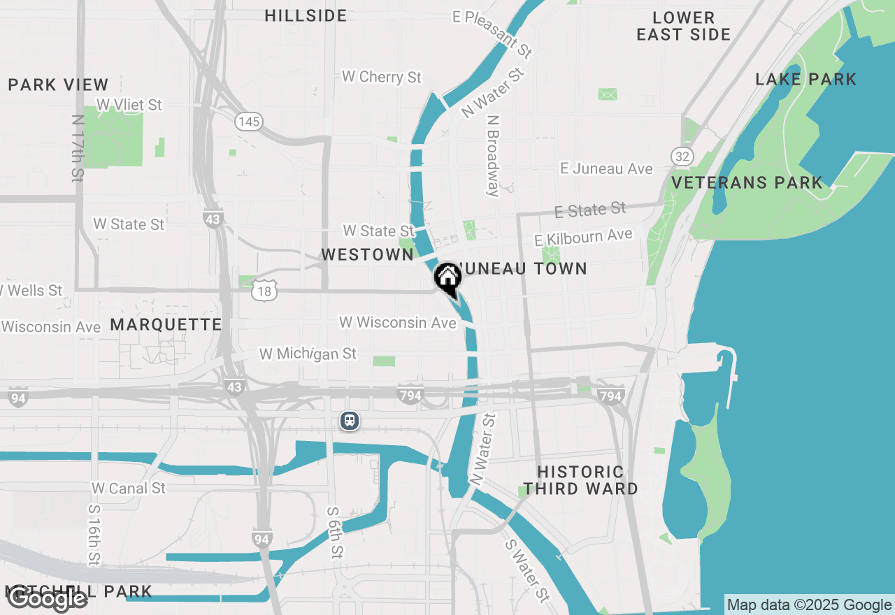 Map of 730 N Plankinton Ave #2A, Milwaukee, WI 53203