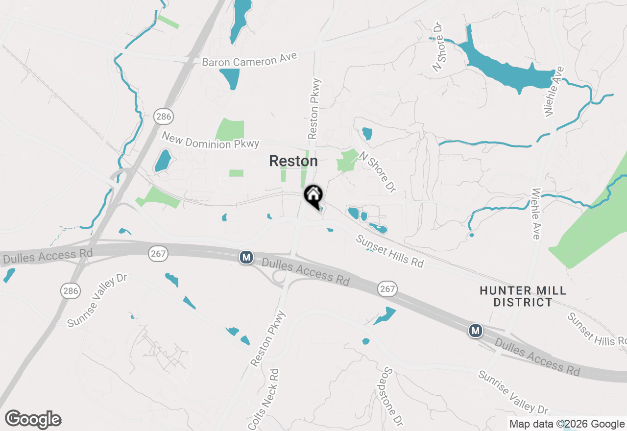 Map of 11800 Sunset Hills Road #1102, Reston, VA 20190