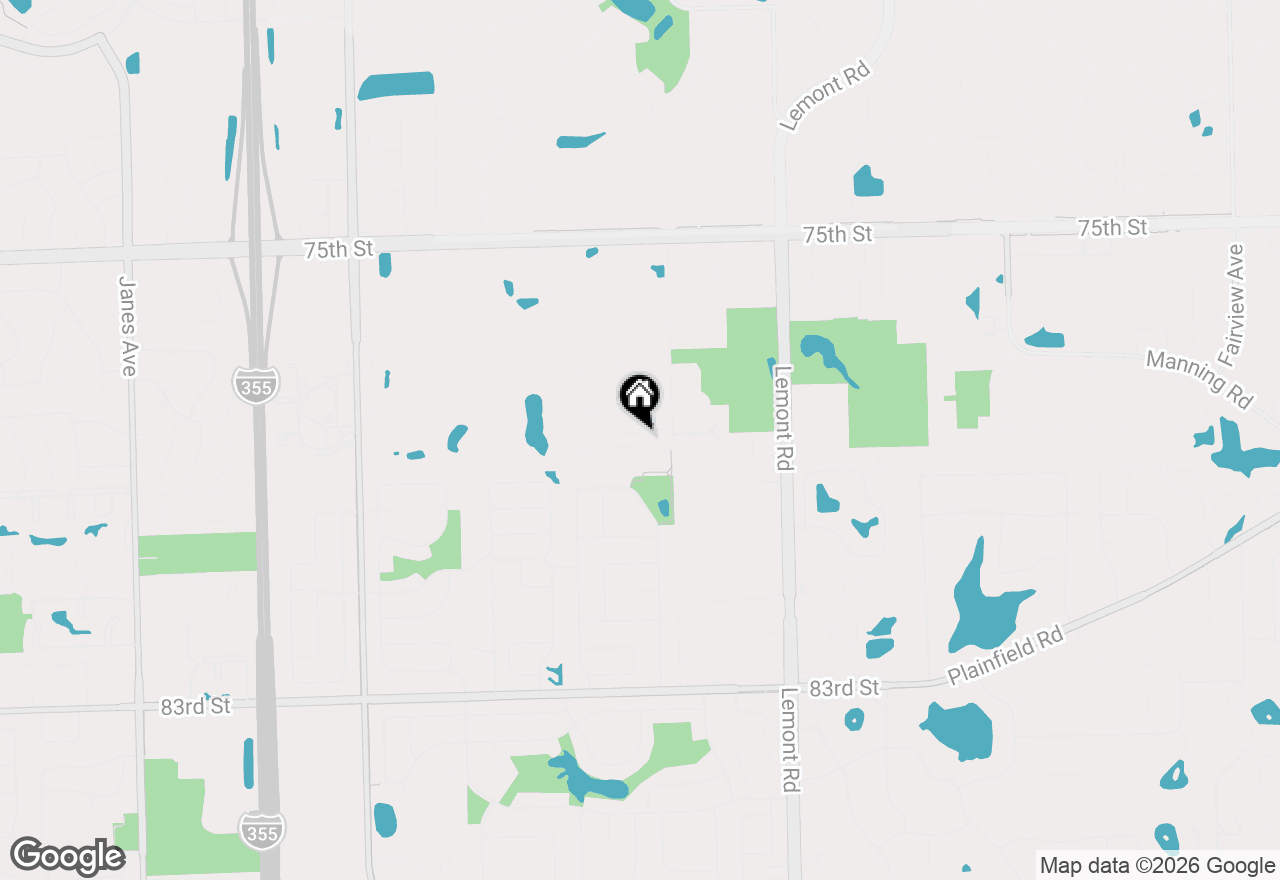 Map of 1212 Richfield Court, Woodridge, IL 60517