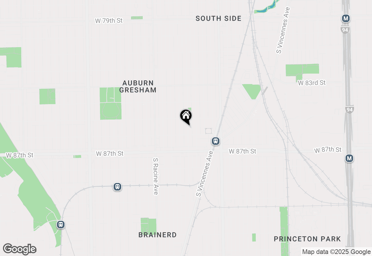Map of 8536 S Morgan Street, Chicago, IL 60620