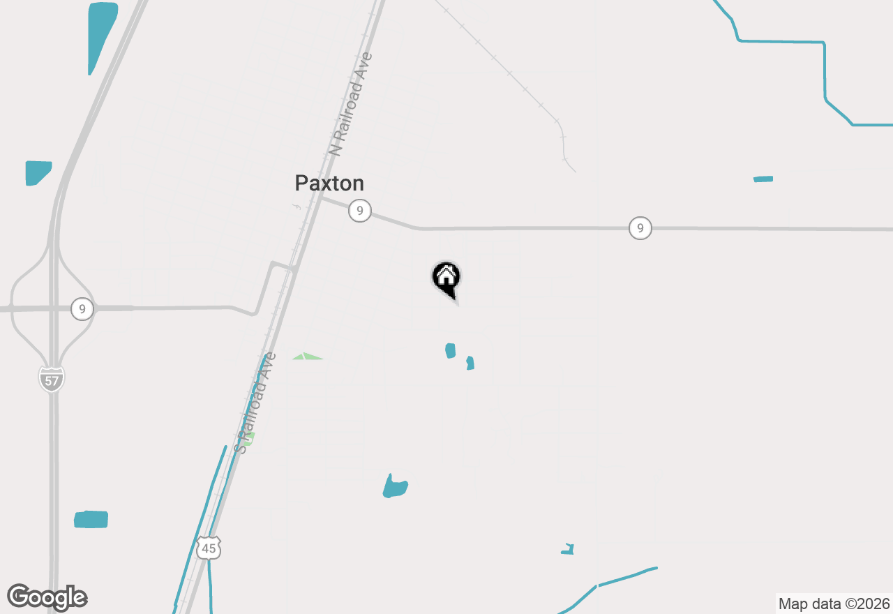 Map of 724 E Patton Street, Paxton, IL 60957