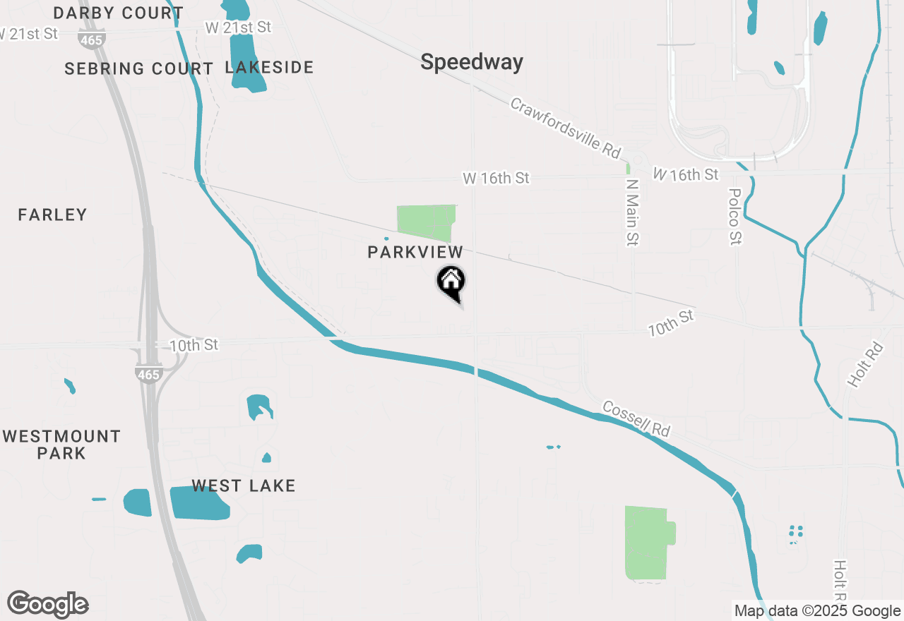 Map of 5319 W 11th Street, Indianapolis, IN 46224