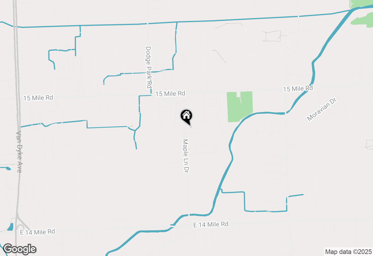 Map of 34480 Maple Lane, Sterling Heights, MI 48312