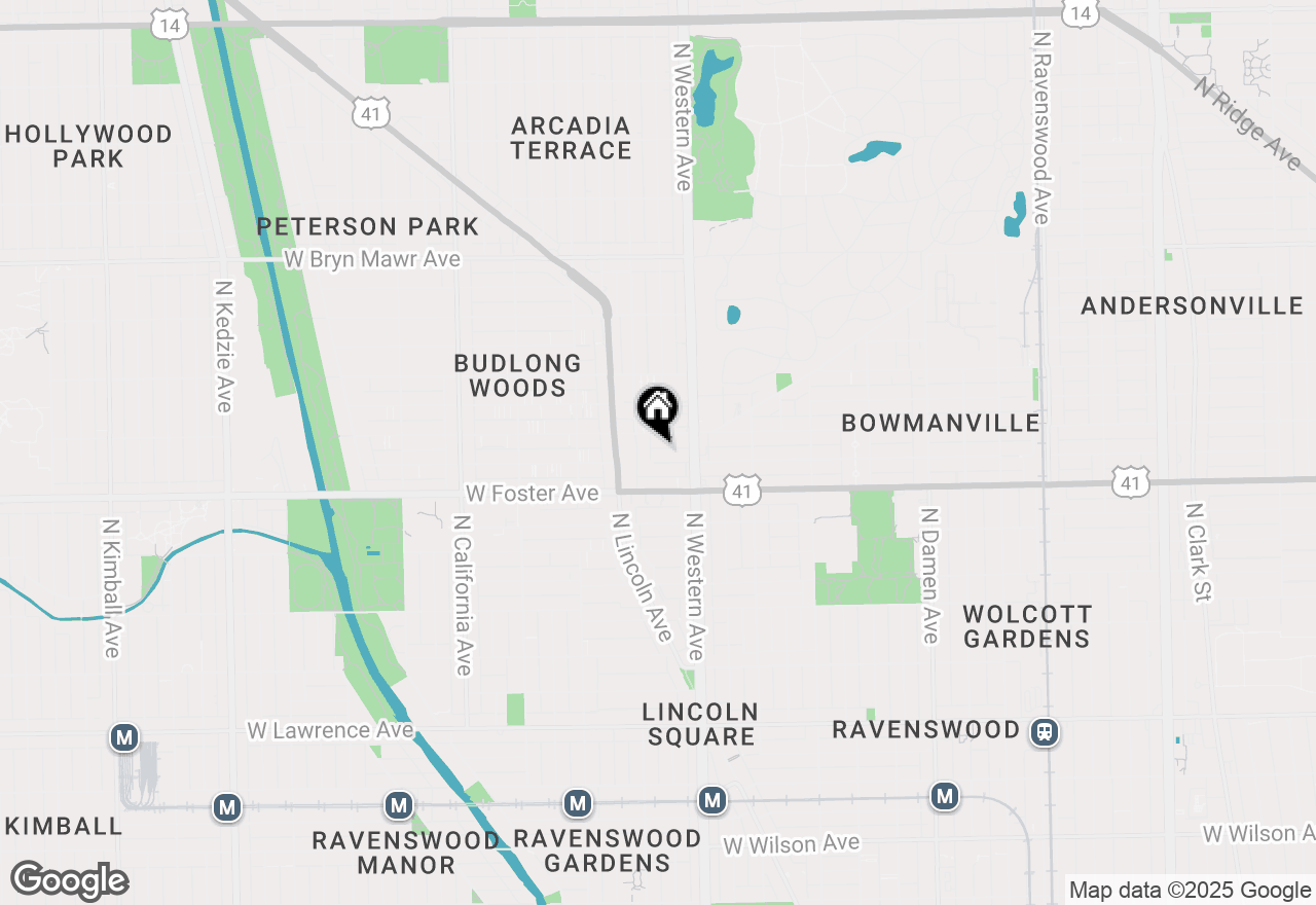 Map of 2434 W Farragut Street #3B, Chicago, IL 60625
