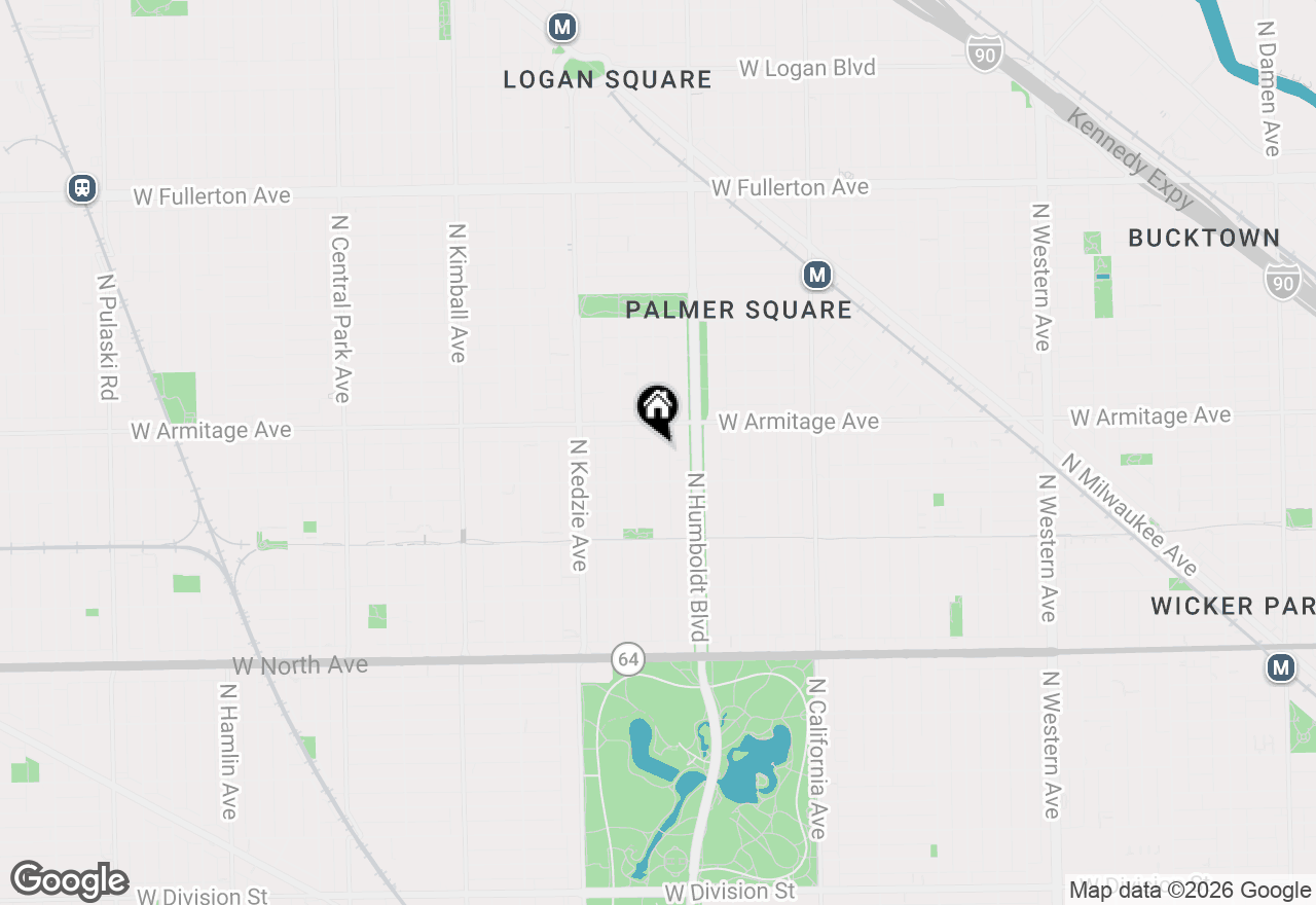 Map of 1931 N Whipple Street, Chicago, IL 60647
