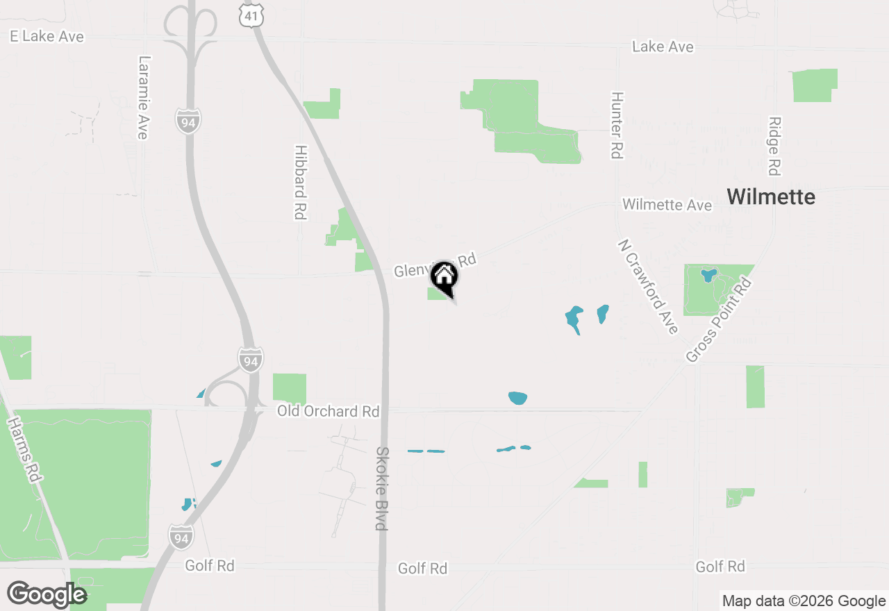 Map of 2724 Old Glenview Road, Wilmette, IL 60091