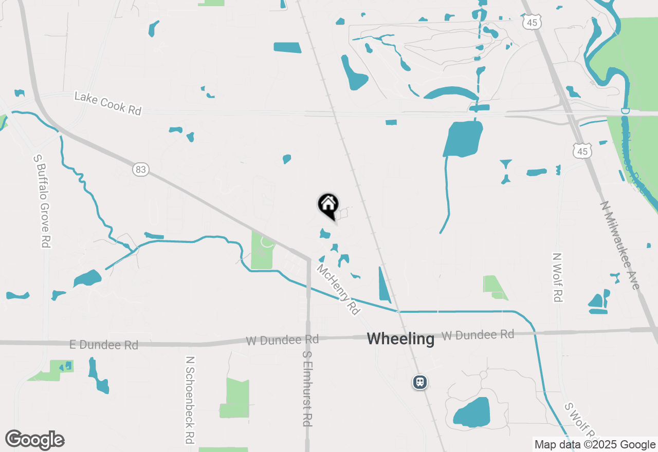 Map of 728 Brandon Place, Wheeling, IL 60090