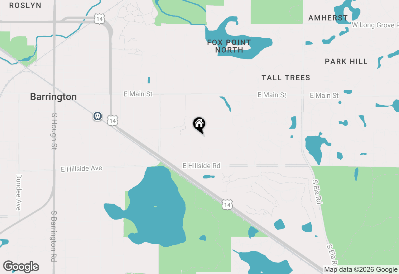 Map of (Address confidential), Barrington, Illinois 60010